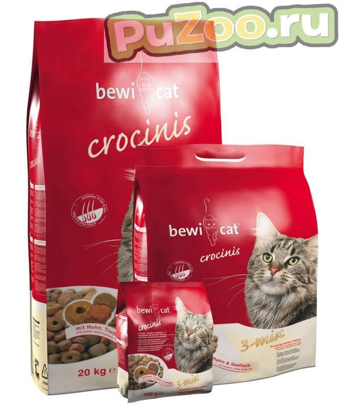 Bewi Cat  crocinis - сухой корм для кошек, не выходящих на улицу Беви Кет кросинис
