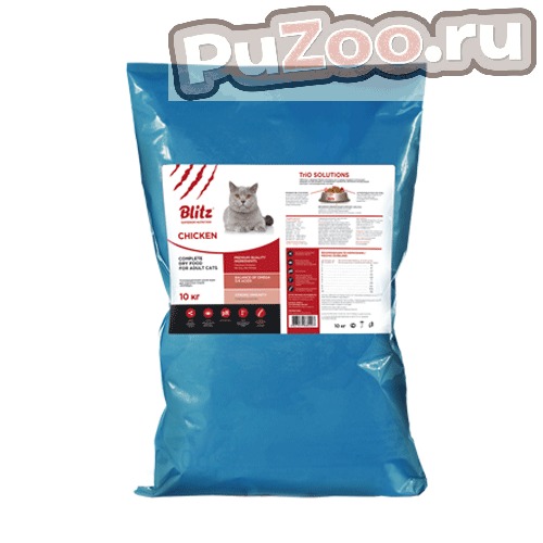 Blitz Adult Cats Chicken  - сухой корм Блитц  для взрослых кошек на основе курицы