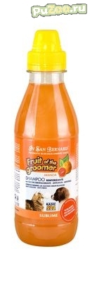 Iv san bernard orange shampoo - шампунь c силиконом для слабой выпадающей шерсти ив сан бернард апельсин для собак и кошек
