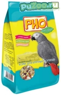 Rio - корм для крупных попугаев основной рацион рио