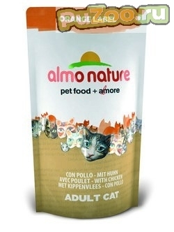 Almo nature orange label chicken - сухой корм для кастрированных котов и кошек с курицей альмо натюр орэндж лейбл