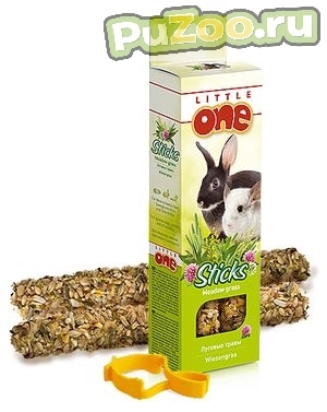 Little One Sticks - палочки с луговыми травами для морских свинок, шиншил и кроликов