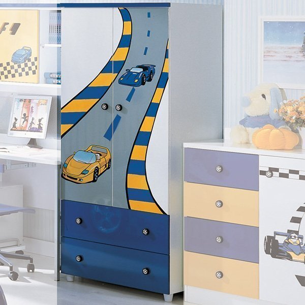 Шкаф для одежды F1 Blue Milli Willi