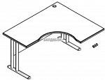 Стол эргономичный СА-3М правый Имаго-М Skyland