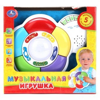 Игрушка пластассовая Музыкальный цветочек, свет, звук, Умка