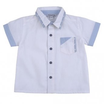 Рубашка Polo Clab Mininio Zeyland, для мальчика, хлопок 100%