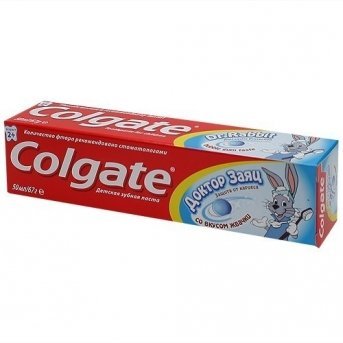 Паста зубная COLGATE Доктор заяц Вкус жвачки, 50 мл