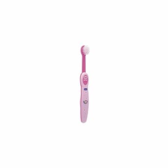 Зубная щетка Chicco розовая