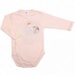 Боди Мышка Kapriza, с длинным рукавом, на запахе, интерлок