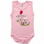 Боди-майка с застёжкой снизу, интерлок Котята Kapriza