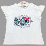 Футболка Рыбка,Pelops, р. 68,74,80,86