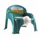 Горшок детский РОССПЛАСТ "Утенок" с крышкой, MIX РП-221