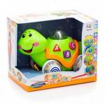 Игрушка пластм. "Черепашка", свет, звук, JUN