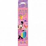 Карандаши Minnie Mouse Club House for girls, 6 цветов, Erich Krause