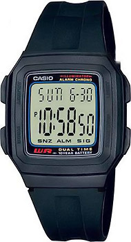 Часы наручные Casio  F-201W-1A