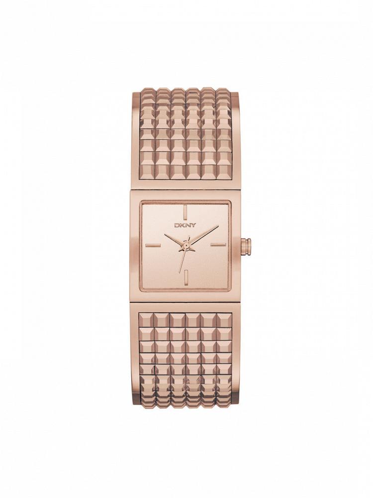 Часы наручные DKNY BRYANT PARK ROSE GOLD-TONE WIDE BANGLE WATCH