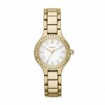 Часы наручные DKNY Chambers Gold-Tone Watch with Glitz
