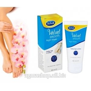 Крем-маска ночная Scholl Velvet Smooth, 60 мл