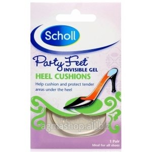 Scholl Подушечки гелевые смягчающие удар при ходьбе под пятки 1 пара