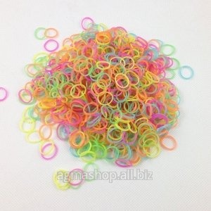 Фосфорные резинки для плетения Loom Bands 300шт