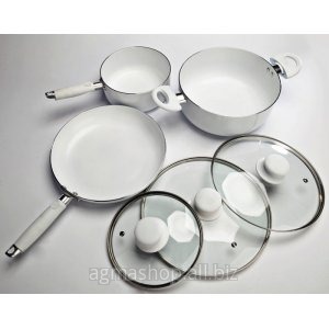 Набор Посуды С Керамическим Покрытием Из 6 Предметов 