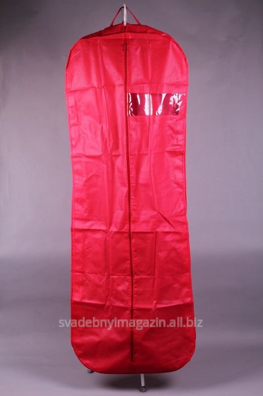 Чехол для платья, красный /60 х 160 см/ CR31/52-35