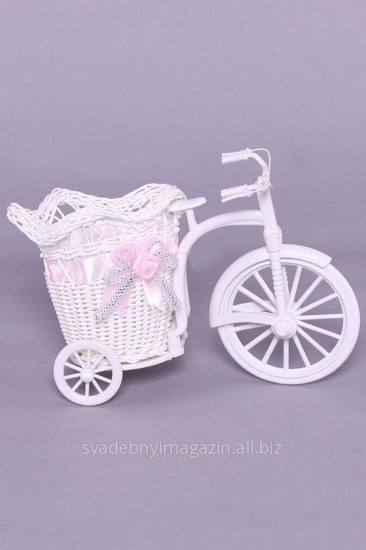 Велосипед декоративный (17 х 24 см), розовый 73-WC251/60-46