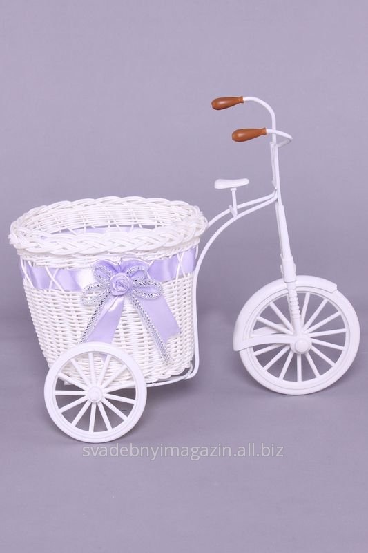 Велосипед декоративный (16 х 26 см), сиреневый 73-WC255/60-55