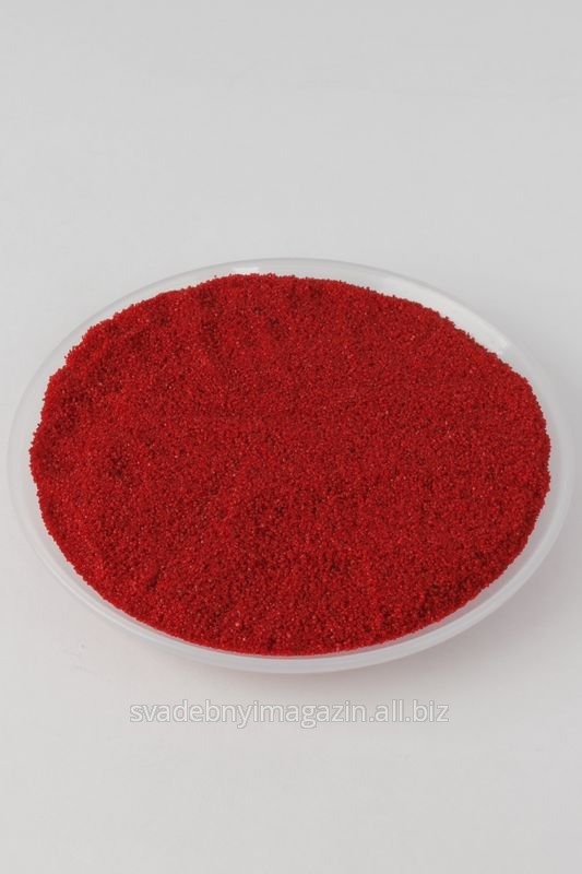 Песок для песочной церемонии (300 гр), красный 69-SN100/60-35