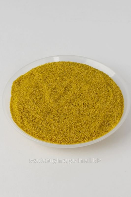 Песок для песочной церемонии (300 гр), жёлтый 69-SN100/60-28