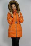 Куртка утепленная плащевка оранжевый сu-5067