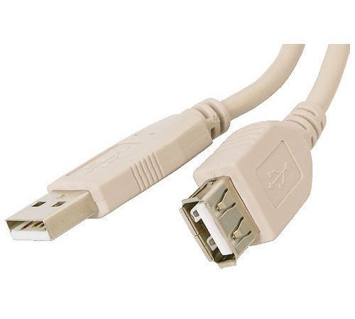 Кабель ATcom USB 2.0 AM-AF 5m White АТ4717