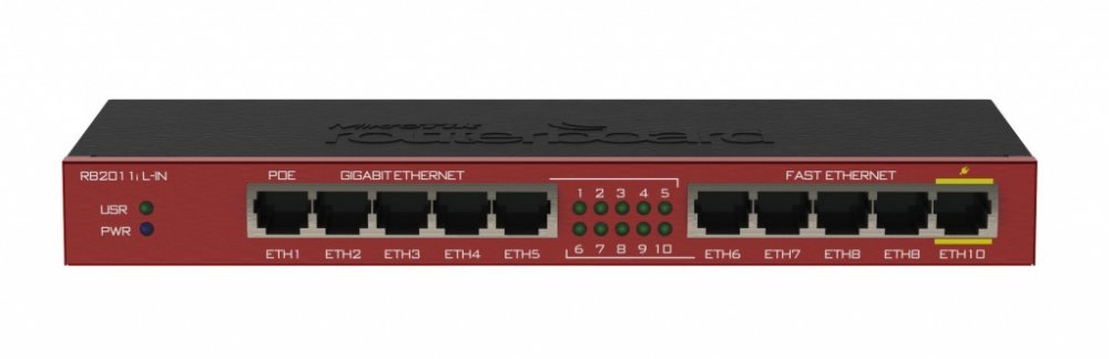 Роутер MikroTik RouterBoard RB2011L-IN