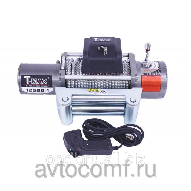 Лебедка T-MAX EW-12500 OFF-ROAD Improved 24В Лебедка T-MAX EW-12500 OFF-ROAD Improved 24В