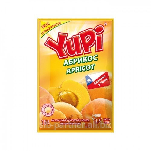 Растворимый напиток YUPI Абрикос, 6*12шт*25гр
