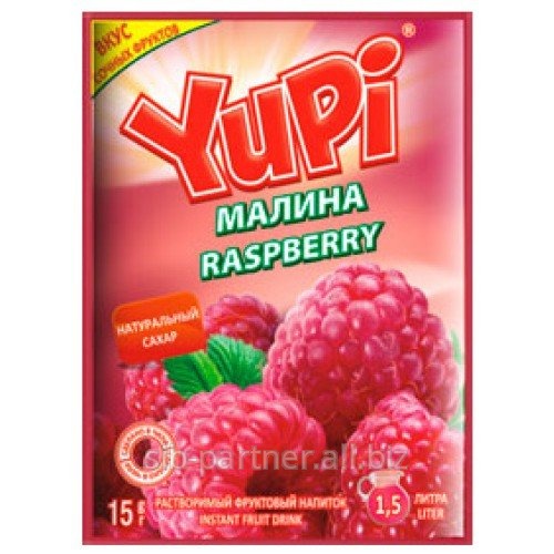 Растворимый напиток YUPI Малина, 6*24шт*15гр