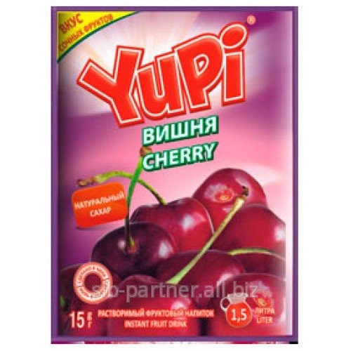 Растворимый напиток YUPI Вишня, 6*24шт*15гр