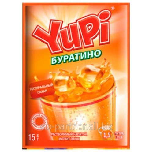 Растворимый напиток YUPI Буратино, 6*24шт*15гр