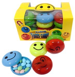 Драже с магнитом Smiling FACES CANDY, 30*24 7,5 г