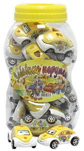 Драже с игрушкой Машинка свисток, 6*30 5 г.