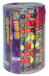 Жевательная резинка Frogger, фрукты в блистере, 12*42 22 г.