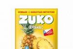 Растворимый напиток "ZUKO" ананас