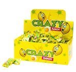 Жевательная резинка Crazy c лимонной начинкой, 20*100 4,2гр