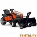 Садовый трактор снеготбрасыватель Husqvarna YTH 184T 9604102-46 + Husqvarna 5449218-01