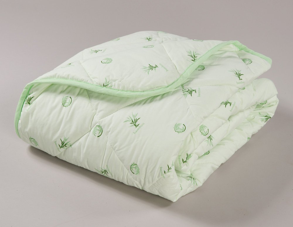 Одеяло 2.0 бамбук/волокно тик в чемодан миромакс арт.174