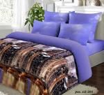 Комплект постельного белья дуэт поплин пастилла рис. Tender ness