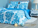 Комплект постельного белья дуэт сатин 4нав милано бирюза/6 2285-4 хк