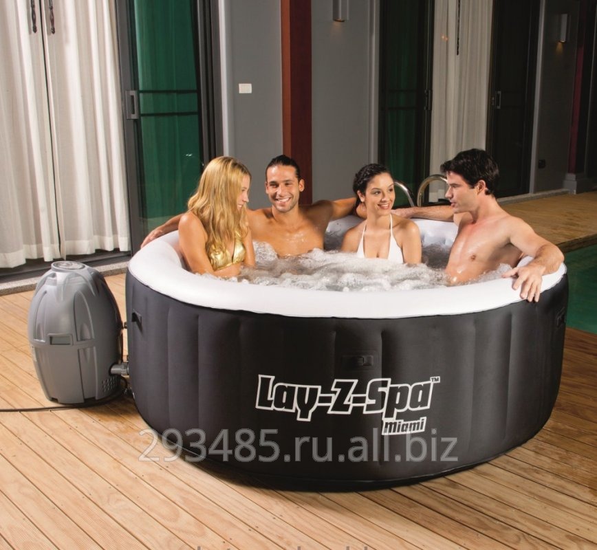 Аэромассажный бассейн Best Way Lay-Z-Spa Miami 180 -x -65 см 54123