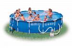 Каркасный бассейн Intex 457 x 91 см с фильтр насосом 28232 - Раздел: Товары для спорта, спорттовары оптом