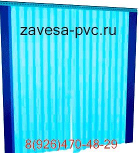 Полосовая завеса прозрачная 2500х3000 мм